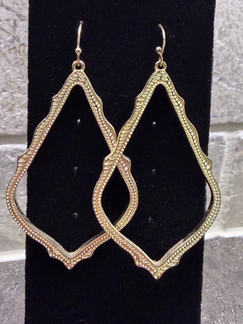 Kendra Scott Sophew Drop Gold-Tone Filigree Drop Earrings - Women Jewelry